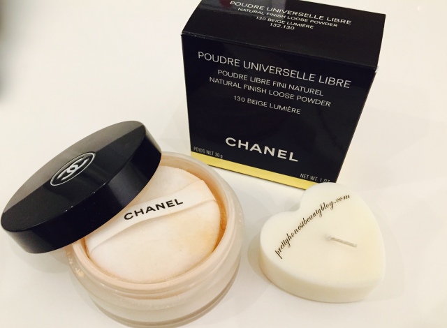 How to set foundation Chanel Natural Finish Loose Powder 130 Beige Lumiere